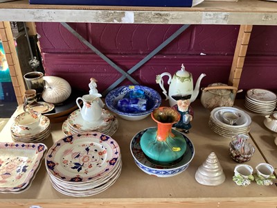 Lot 652 - Antique and vintage china and glassware to include Booths 'Floradora' teaset, etc