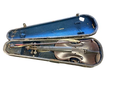 Lot 2202 - Violin in case