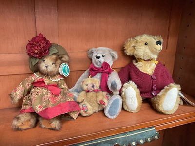 Lot 581 - Group of four limited edition and other bears