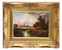 Lot 1296 - WITHDRAWN Joseph Paul (1804 - 1887), oil on...