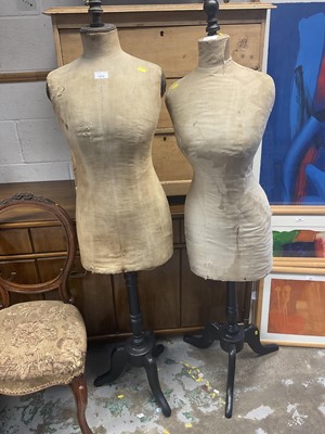 Lot 1372 - Two vintage Stockman tailors dummies/manequins