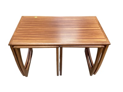 Lot 1263 - 1960s G-plan nest of teak tables