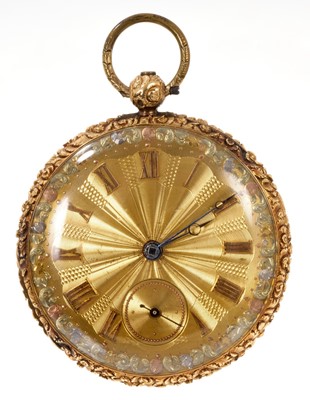 Lot 542 - Vi18ct gold pocket watch