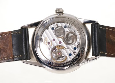 Lot 522 - Nomos Orion watch and papers