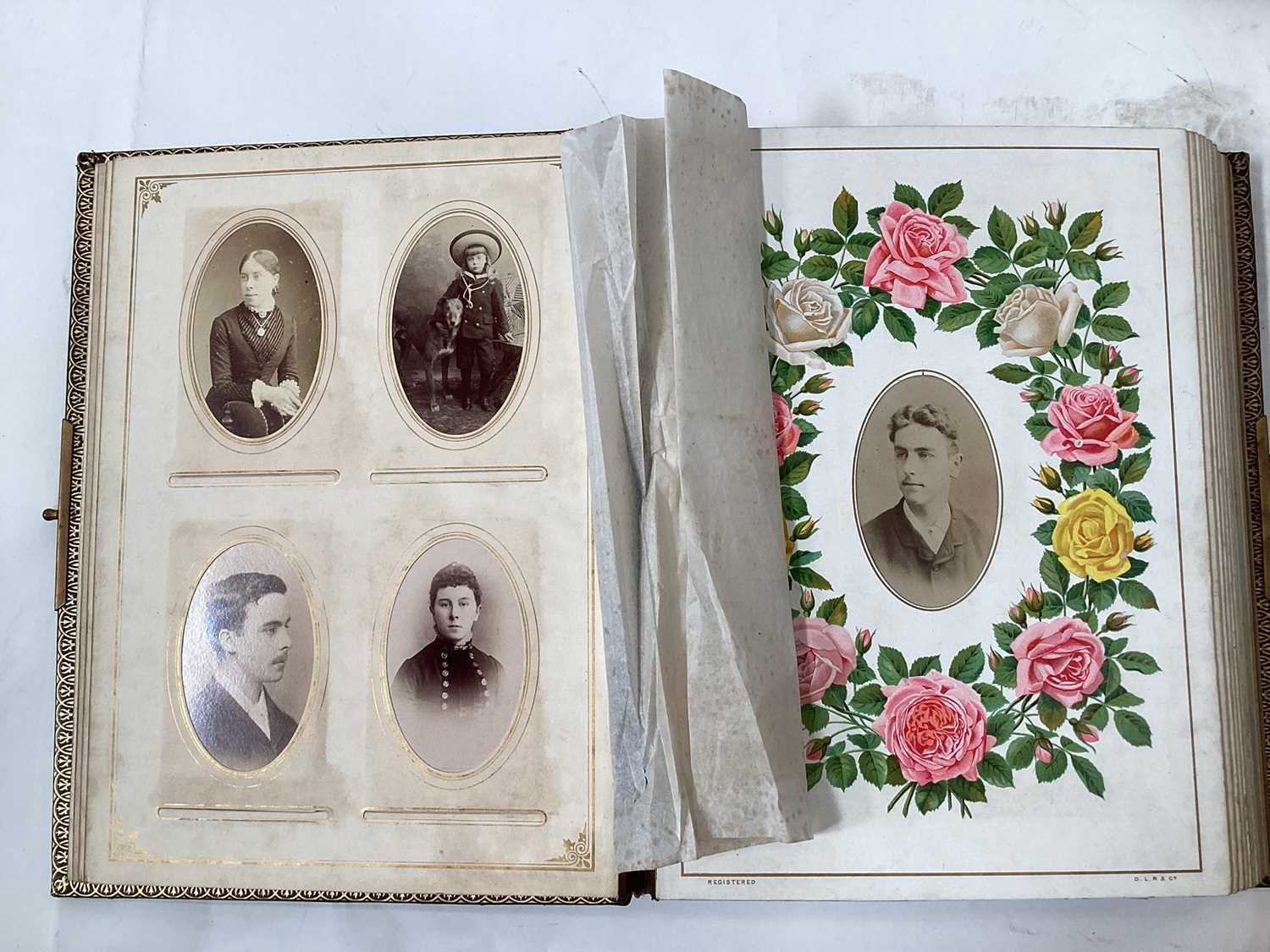 Lot 1509 - Five interesting scrap albums and a Victorian photo album