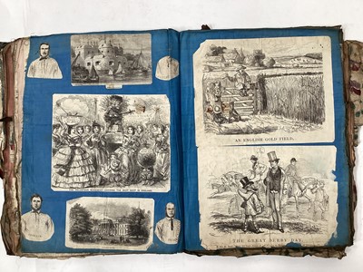 Lot 1509 - Five interesting scrap albums and a Victorian photo album