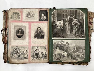 Lot 1509 - Five interesting scrap albums and a Victorian photo album