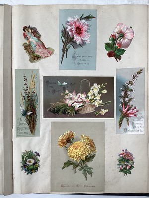 Lot 1509 - Five interesting scrap albums and a Victorian photo album