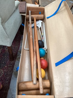 Lot 623 - Boxed croquet set