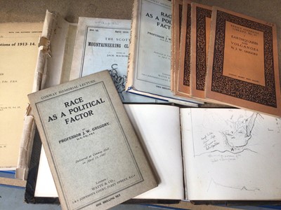 Lot 731 - John Walter Gregory - The Great Rift Valley, 1896 first edition, the author’s own copy, and others