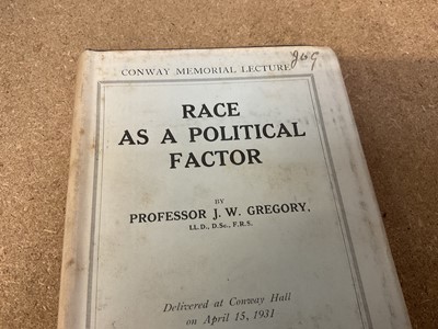 Lot 731 - John Walter Gregory - The Great Rift Valley, 1896 first edition, the author’s own copy, and others