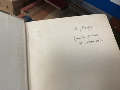 Lot 731 - John Walter Gregory - The Great Rift Valley, 1896 first edition, the author’s own copy, and others