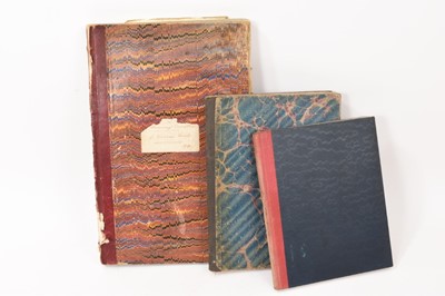 Lot 733 - A hand written notebook, apparently by notable explorer and geologist John Walter Gregory