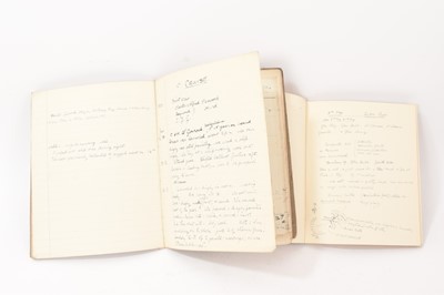 Lot 733 - A hand written notebook, apparently by notable explorer and geologist John Walter Gregory