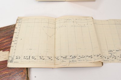 Lot 733 - A hand written notebook, apparently by notable explorer and geologist John Walter Gregory