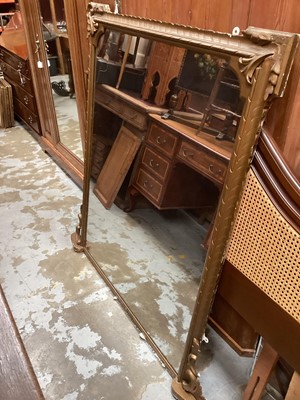 Lot 1234 - Victorian overmantel mirror