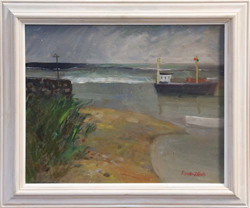 Lot 1314 - Ronald Ronaldson (1919 - 2015), oil on board -...