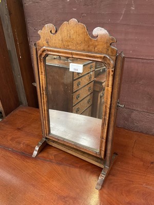 Lot 566 - George II walnut framed mirror on later stand