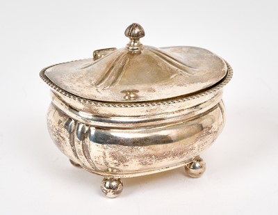 Lot 251 - 1930s silver tea caddy