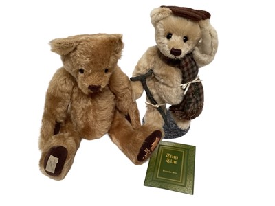 Lot 1826 - Compton & Woodhouse Bear Concorde 2003 Celebration and The Anniversay Heirloom Bear, Franklin Mint Tiny Tim and Dean's 2000 Henry and 2003 Dominic.