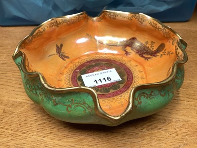 Lot 1116 - Carlton ware lustre bowl and two other lustre bowls (3)