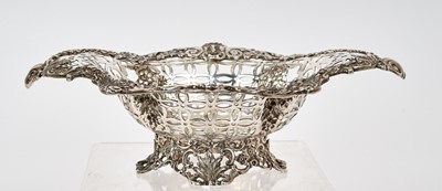 Lot 263 - Victorian silver pierced bon bon dish (London 1896)