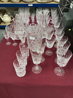 Lot 1101 - Quantity of Waterford crystal Lismore pattern items and other Waterford crystal