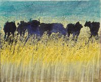 Lot 1328 - *Denis Wirth-Miller (1915 - 2010), oil on...