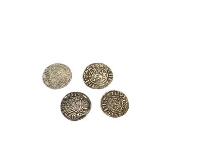 Lot 407 - G.B. - Mixed hammered silver Penny's to include Henry III long cross coinage class Vb Moneyer Ricard - London circa 1250-72 AD (Spink ref: 1367) AVF, class Va2 Moneyer Nicole - London circa 1250-...