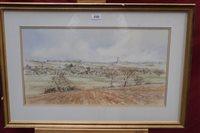 Lot 1331 - Terry Jeffrey, watercolour - view of Nayland...