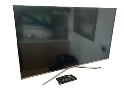 Lot 3 - 43" Samsung smart TV with two remote controls