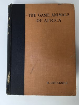 Lot 899 - The Game Animals of Africa by R. Lydekker, published by Rowland Ward Ltd. 1926, one volume