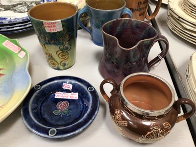 Lot 311 - Royal Doulton Archives Burslem Artwares including a limited edition Peking lampbase, no. 207 of 250, Yantai vase and Shantou vase, together with other Royal Doulton pieces