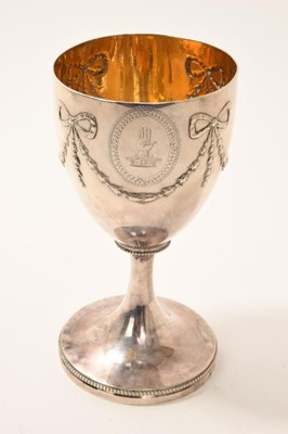 Lot 279 - George III silver goblet