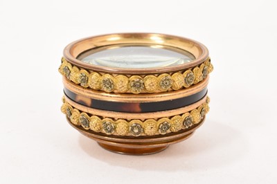 Lot 759 - Vertu items including opera glass, pin cushion, other items