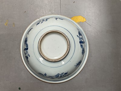 Lot 470 - 19th century Chinese blue and white porcelain bowl.