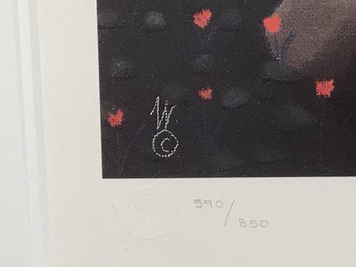 Lot 30 - Mackenzie Thorpe (1956-) 'The love of my life', limited edition print, signed in pencil, framed and glazed