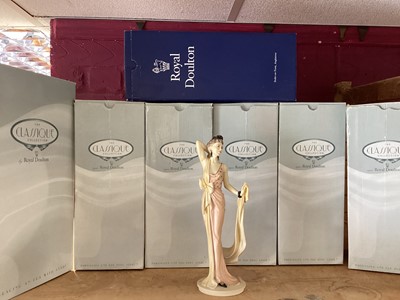 Lot 651 - Royal Doulton Classique Ladies including Faye, Virginia, Christina, Eve, Suzanne, Naomi & Stephanie, all boxed (7)