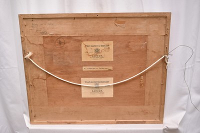 Lot 1093 - Philip Wilson Steer (1860-1942) watercolour - The High Street, Thame, signed and dated 1923, 23cm x 33cm, in glazed gilt frame