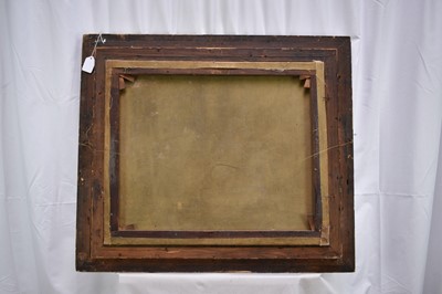 Lot 1006 - Albert Clark (1843-1928) oil on canvas - A Racehorse in Stable, "Flashlight", signed, 51cm x 61cm, in gilt frame