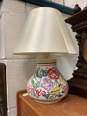 Lot 247 - Poole Pottery lamp