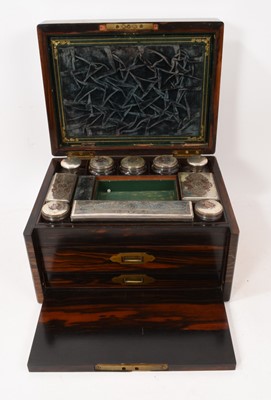 Lot 805 - Mid-19th century coromandel dressing table box