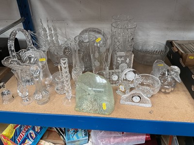 Lot 267 - Group of crystal glass to include Waterford and others