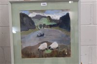 Lot 1209 - *Lucy Harwood (1893 - 1972), pastel - 'Juro...