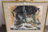 Lot 1213 - *Glyn Morgan (1926 - 2015), mixed media and...