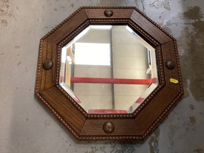 Lot 691 - Two wooden framed wall mirrors (2)