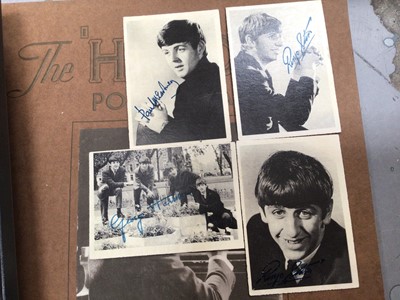 Lot 349 - Books including signed copies by David Gower, Pat Cash, Robert Church, Lynda La Pante etc and four autopen signed Beatles cards