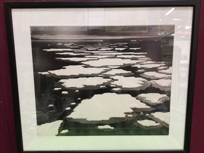 Lot 352 - David Smith (British, 1920–1998) signed print - Ice Floes. Weddell Sea