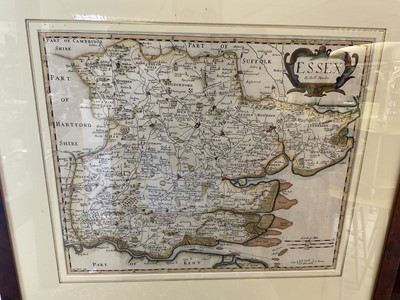 Lot 393 - Robert Morden, early 18th century engraved map of Essex