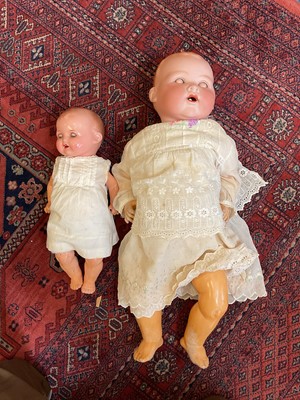 Lot 833 - Two Armand Marseille dolls, including one with a bisque head marked 351/9k